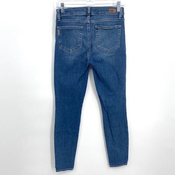 PAIGE Verdugo Ankle Skinny Soft Denim Blue Jeans 28 - Picture 3 of 10